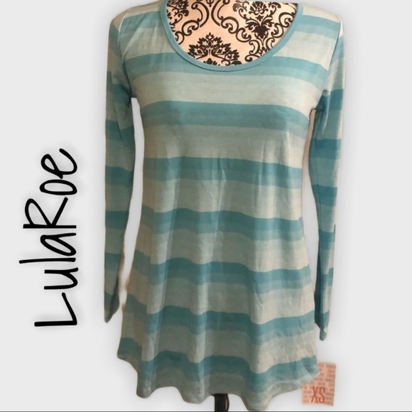 LULAROE "Lynnae"  striped top. Size XS - Picture 1 of 5